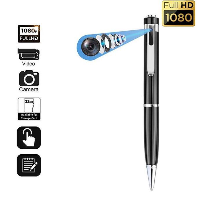 Mini CCTV 1080P Kamera portabel Pen Kamera Pengintai Tersembunyi cam Model pulpen CCTV Kamera JS