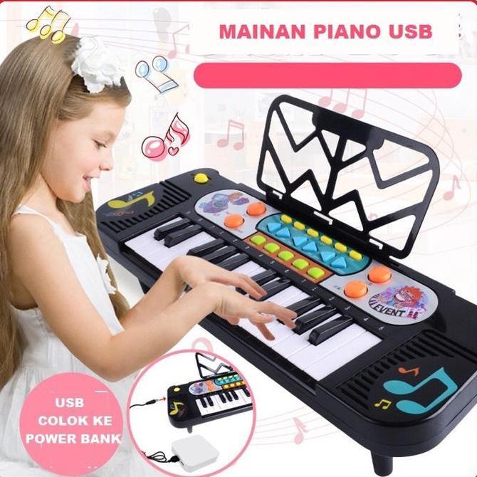 Mainan Anak Edukasi Belajar Main Musik PIANO Sekolah Digital Music Original