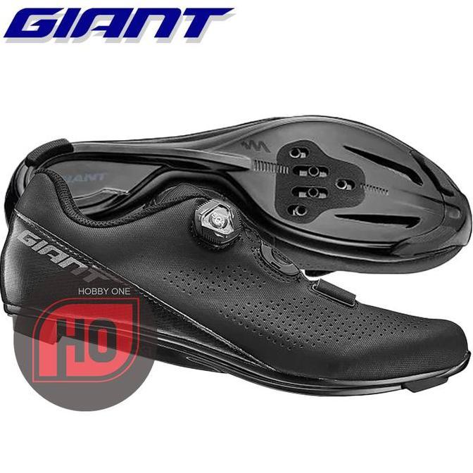 TERBARU - GIANT Shoes Road Surge Comp Black - Sepatu Cleat RB Road Bike