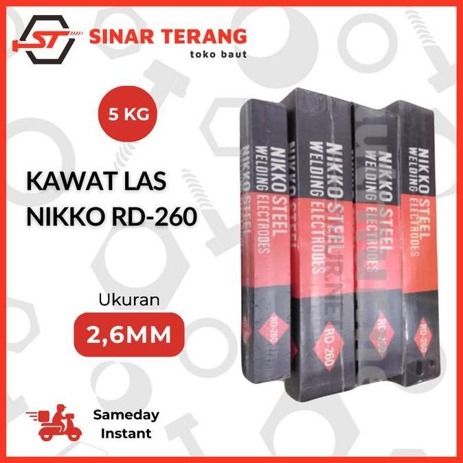 Nikko RD260 2.6mm Kawat Las / Welding Electrode elektroda  las  listrik