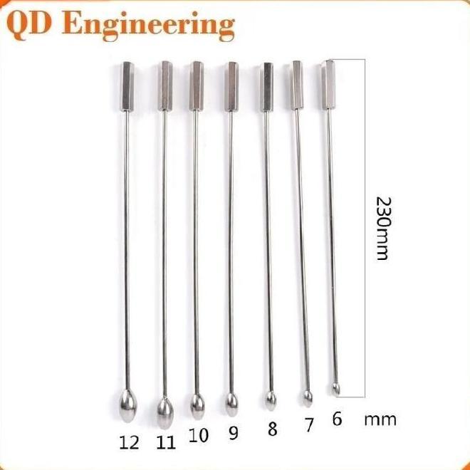 PRIVASI AMAN (SI CEPAT)- ALAT SONDE STAINLESS STEEL URETHRAL DILLATOR URETHRAL FETISH SOUNDING -SIAP