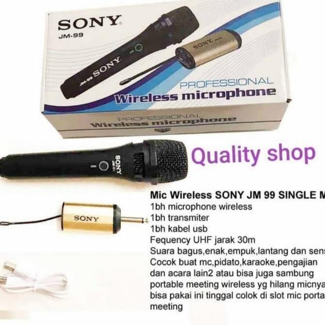 Mic wireless Sony jm-99 microphone Original