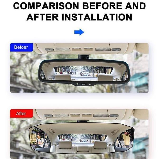 Seametal Kaca Spion Dalam Tengah Mobil Kaca Spion Tengah Mobil Kaca Spion Dalam / Tengah Universal M