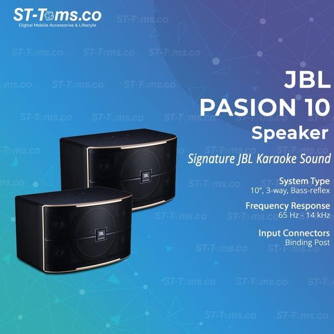 JBL PASION 10  PASION10 PASSION 10 SPEAKER KARAOKE FULL-RANGE 10 INCH PASIVE SPEAKER ENTERTAIMENT OR