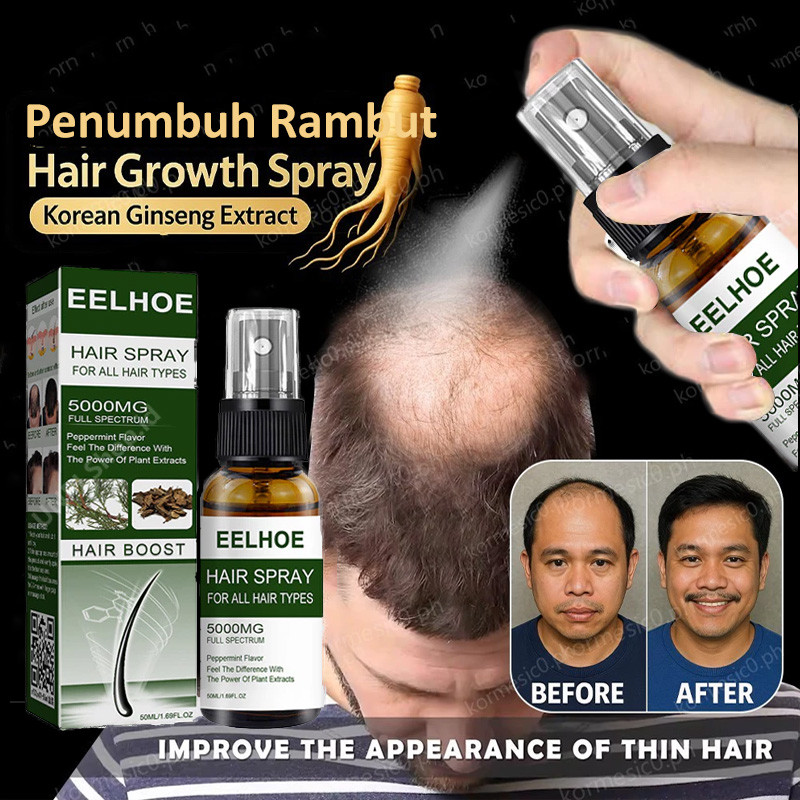 penumbuh rambut botak dan rontok Semprotan EELHOE Penumbuh Rambut Obat Penumbuh Rambut Botak Hair Gr