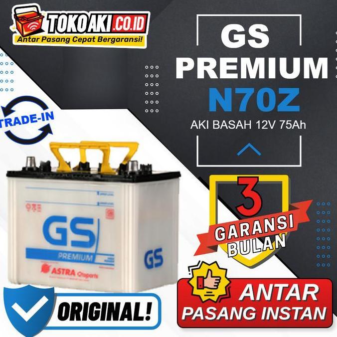 GS Astra Premium N70Z - 75Ah