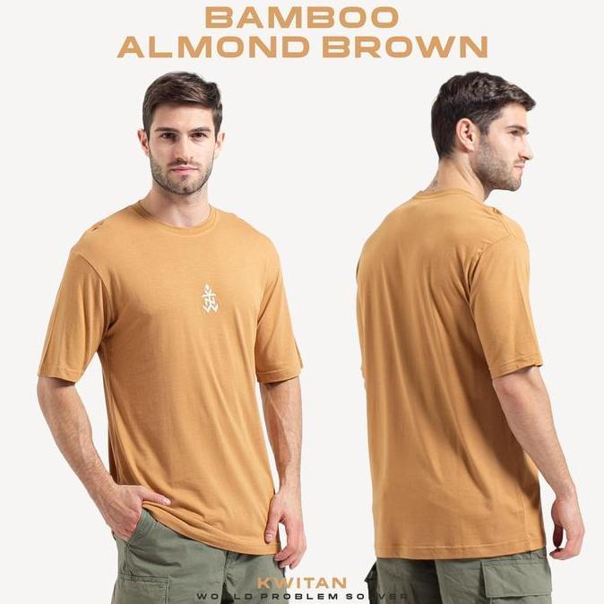 Kaos Basic Katun BAMBU (ALMOND BROWN)