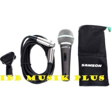 Mic Kabel Samson Q4 Q 4 Dynamic Microphone Original Original