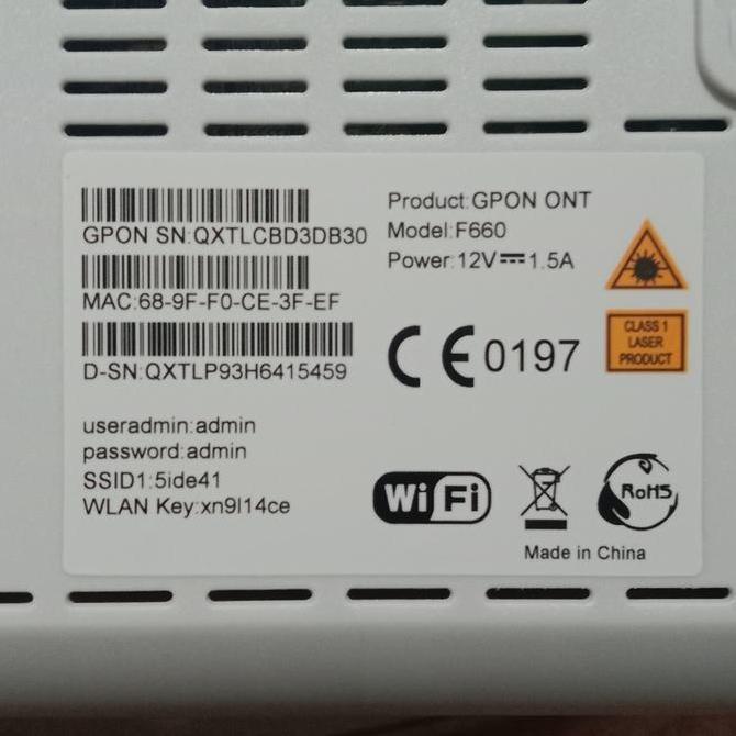 ONT GPON ZTE F660 V6 Original
