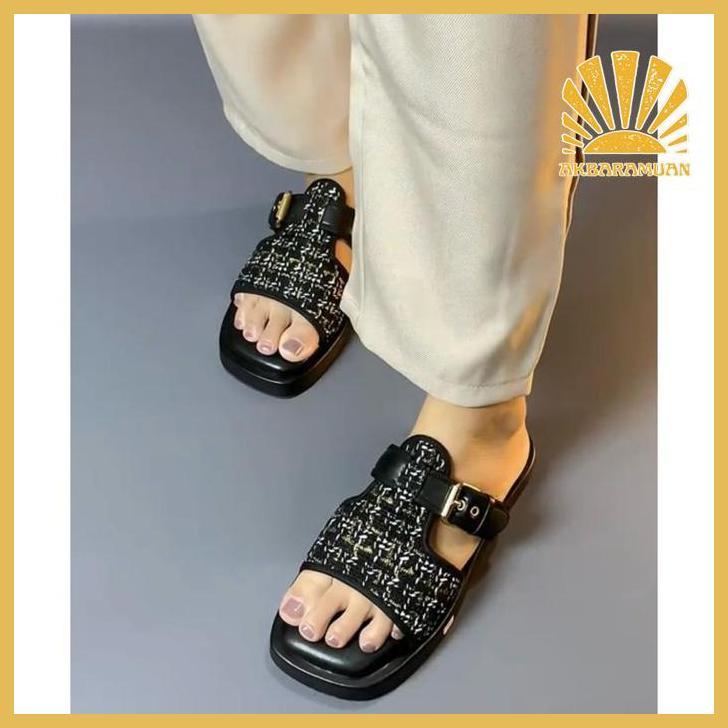TT60 fg-7 RHH-1823 Sandal Wanita Kekinian Sandal SeloP GEsPer Korea Style Berkualitas Berkualitas Te