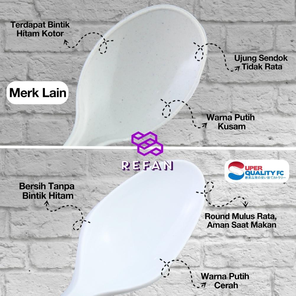 Sendok Makan Plastik / Sendok Plastik Panjang / Sendok Makan Food Grade Tebal Per Dus Sendok