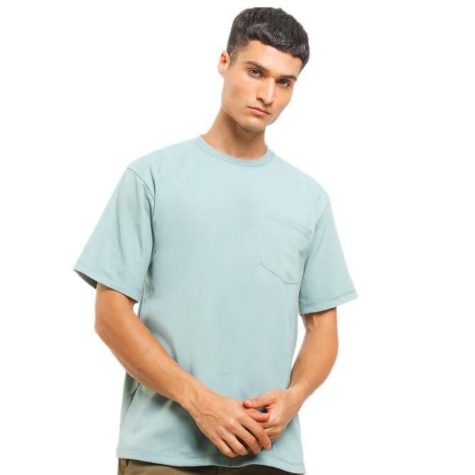 GRAHANGGRA Kaos Polos Pocket Oversize Heavy Cotton 16S Sage Green