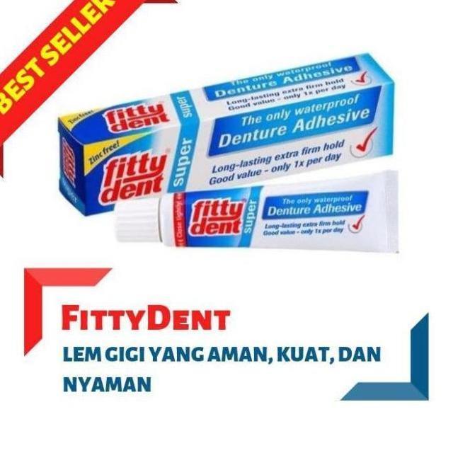 Lem Gigi Super Kuat Fittydent 40Gr Manjur Original