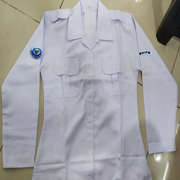 Kemeja Kkp Ri Seragam Kkp Ri Putih Lengan Panjang Perempuan