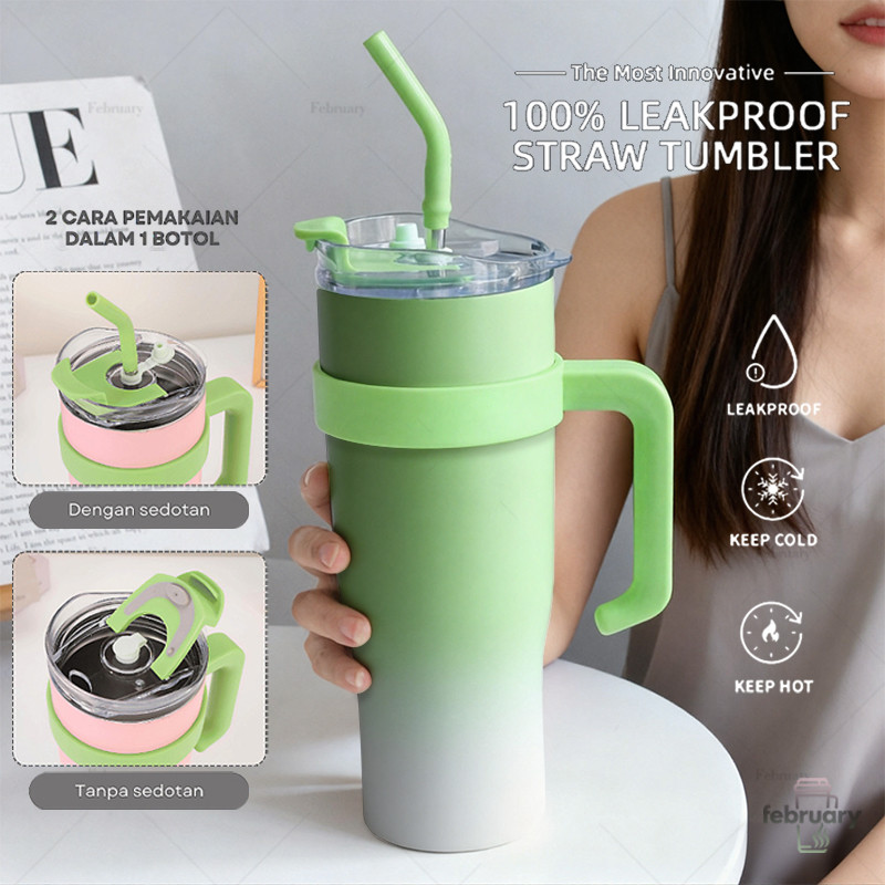 Berkapasitas Besar 304 Gelas Stainless Steel Cangkir Tumbler Jumbo 1200ML Botol Air Minum Tahan Pana