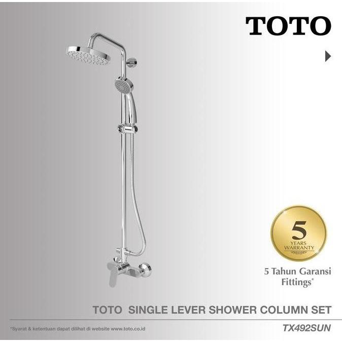 TOTO Column Set TX492SUN | Shower Column - Shower Tiang