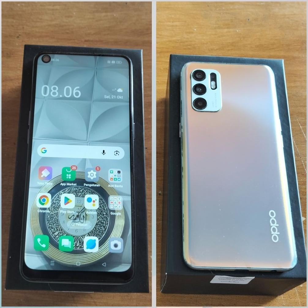Laris Manis HP Oppo Reno 6 4G Normal Fullset Ram 8GB Rom 128GB Beli Sekarang