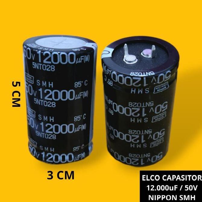 #####] Elco 12.000uf 50V / Elco 12000uf 50V Nippon SMH