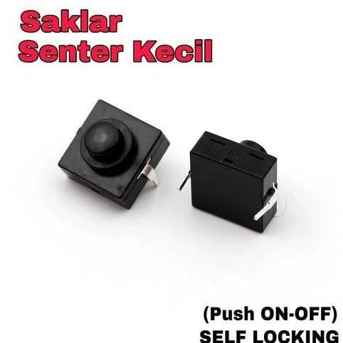 ------] Switch Swith Saklar Push On Off 2 Pin Senter Kepala Dony SWAT 2 Kaki