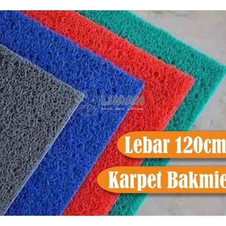 Keset Bakmi Bihun Anti Slip Tebal 15mm Lebar 120cm Keset Meteran Per 50 cm Keset