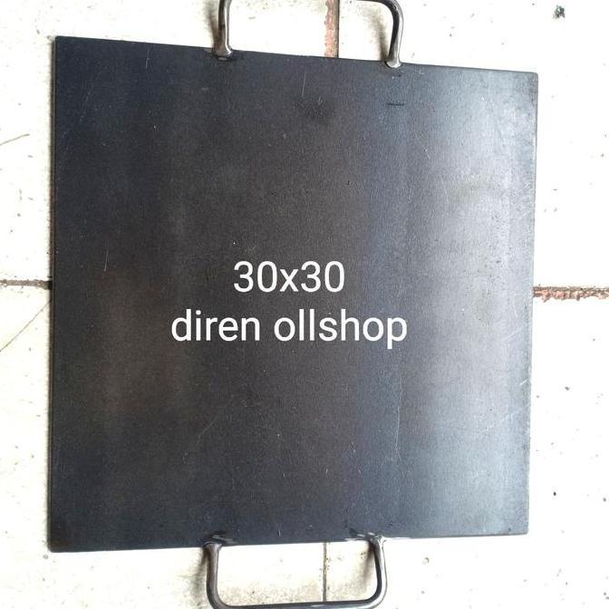 loyang roti bakar / wajan roti bakar plat baja /panggangan roti 30x30