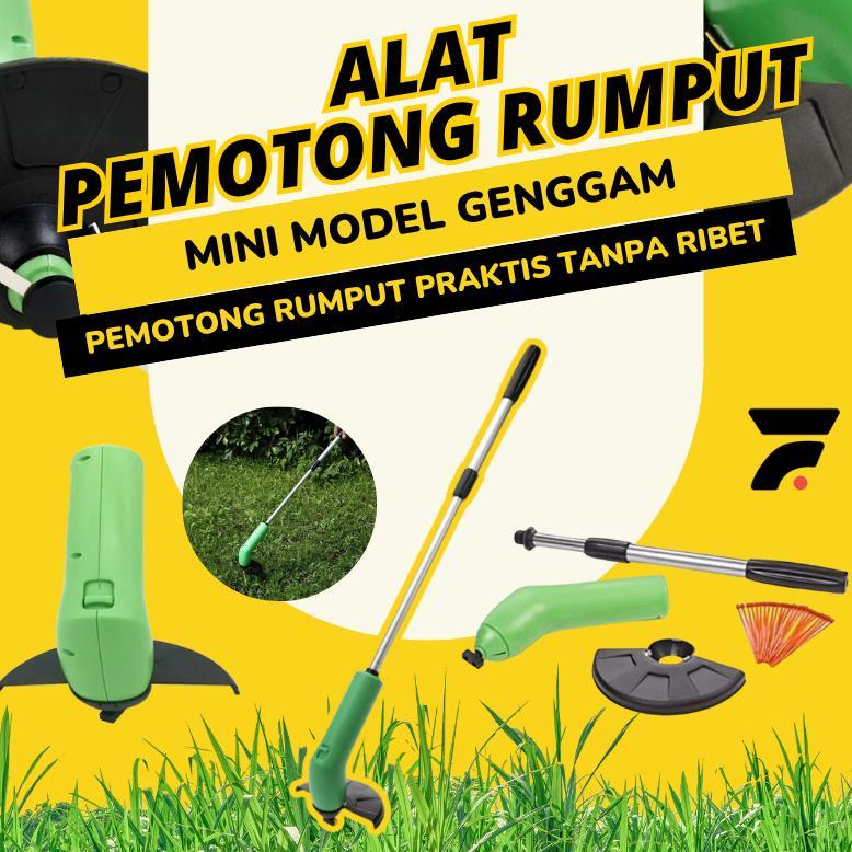 Alat Peralatan Mesin Pemotong Potong Pemangkas Pangkas Rumput Taman Listrik Portable Mini Zip Trimme