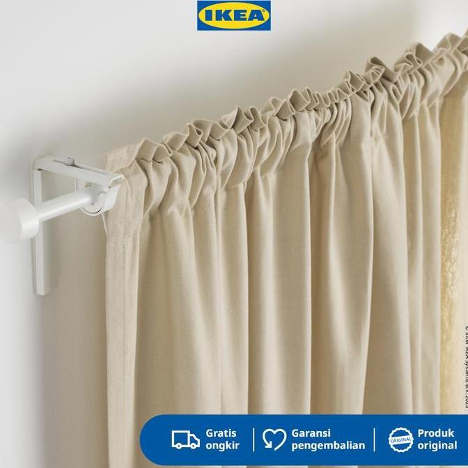 Terlaris IKEA RACKA Batang Tirai Gorden/Jendela Adjustable 70-120cm