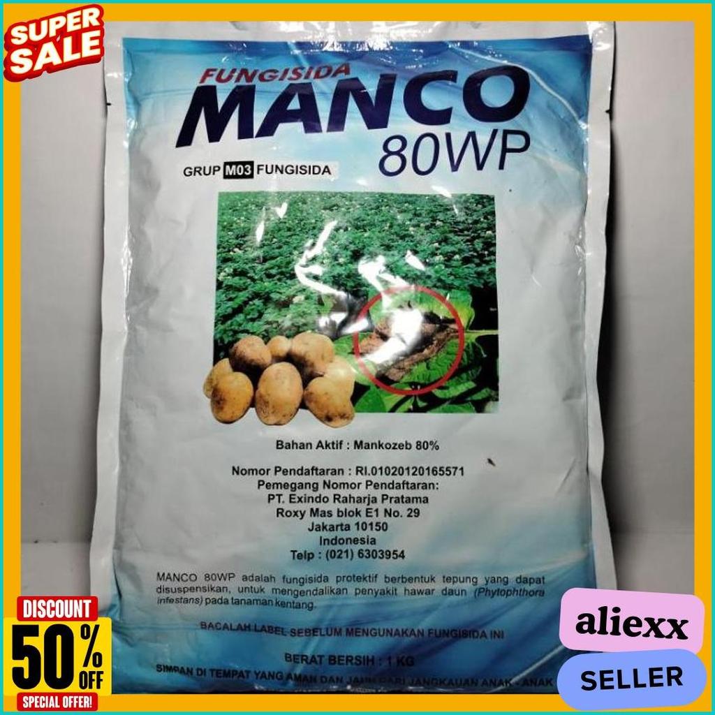 Wajib Punya Fungisida Kontak Dan Sistemik Manco 80Wp 100 Gram Respack Pembasmi Jamur Tanaman Bahan A