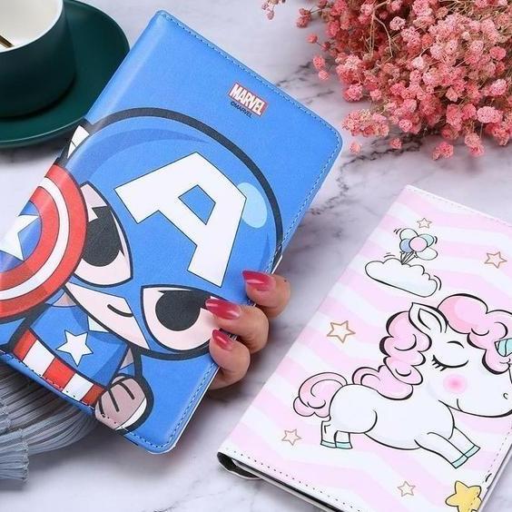 Realme Pad Mini 8.7 2022 Rotary 360 Motif Super Hero Flip Cover Case