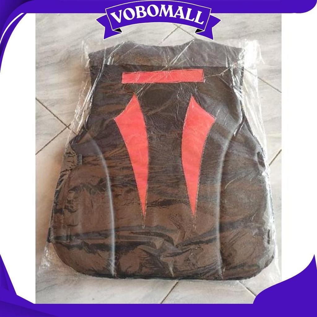 Rompi Motor Pelindung Dada Depan Belakang Ada Saku Resleting Ori