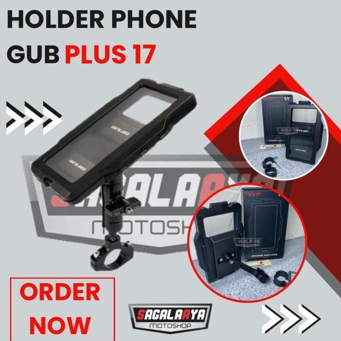 Phone Holder GUB PLUS 17 Ballhead Original - Waterproof Holder hp
