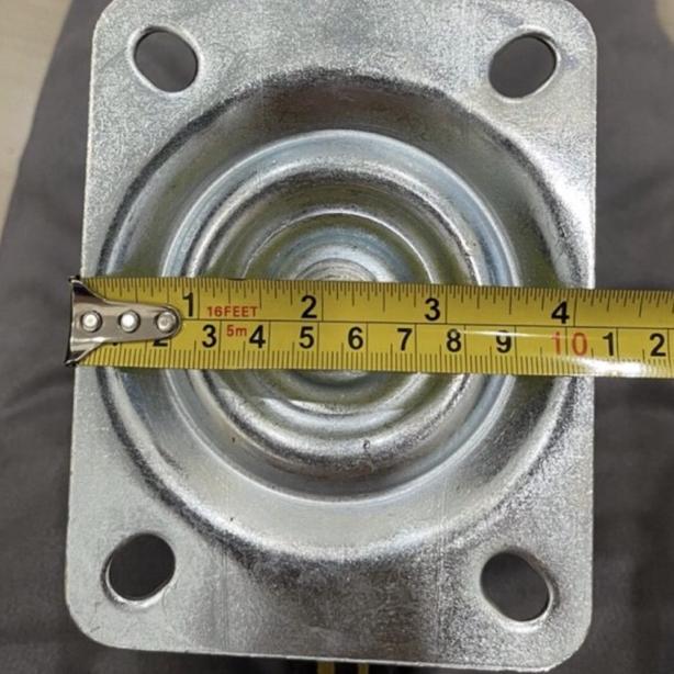 8 Roda karet hitam hidup putar 8"inchi roda putar hidup 8"inci roda gepeng 8" roda steling roda etal