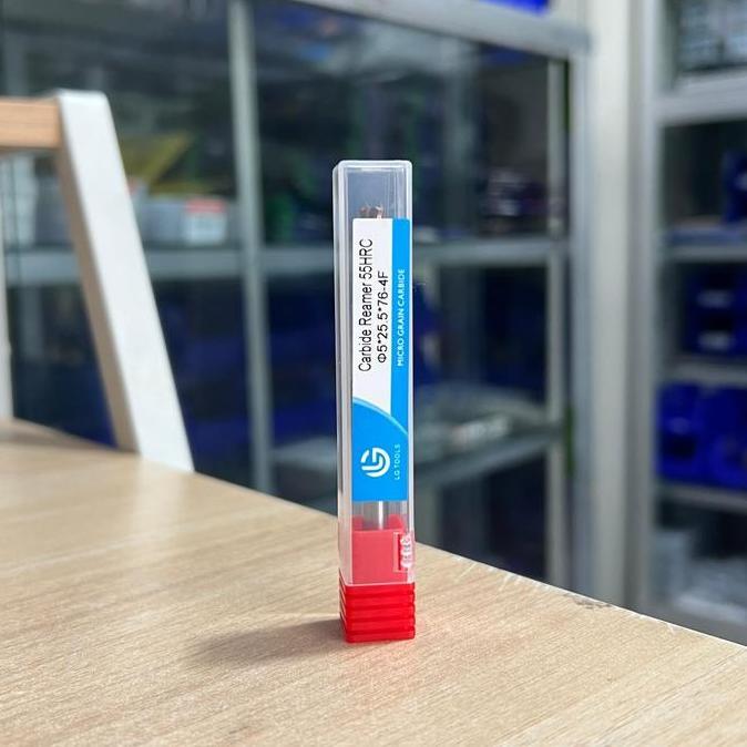 Promo Reamer Mesin Carbide 5 Mm / Machine Reamer Spiral 5 Mm 5X25X5X76 - 4F 4 Flute Hard Cut Merk Co