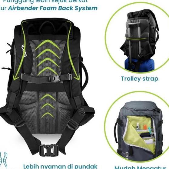 Torch Tas Ransel Punggung Travelling 40 Liter Travel Bapa Takahagi