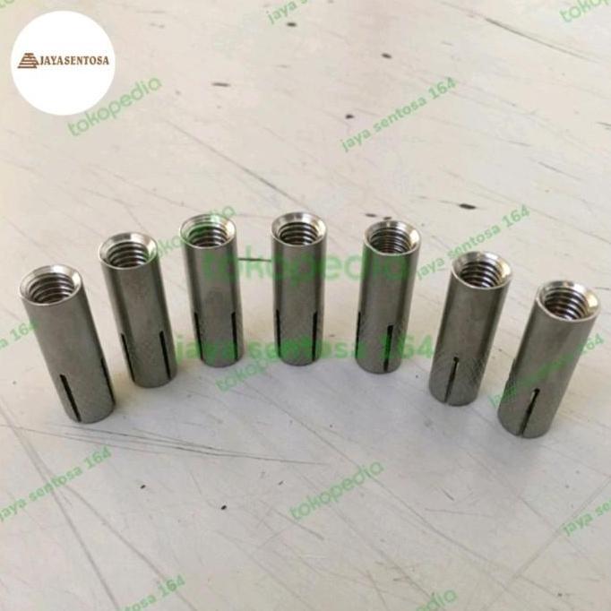 Promo Dinaset Stainless 304 M6 / Drop In Anchor [Isi 100 Pcs] Cod