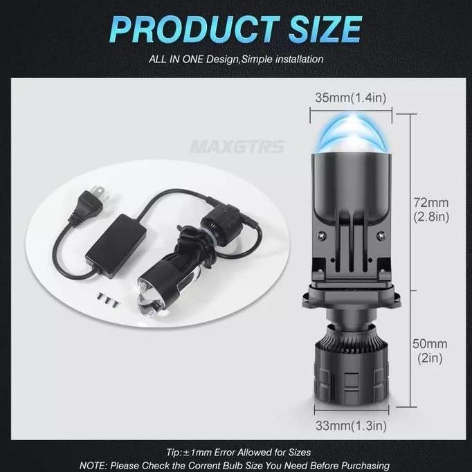 Mini Projector H4 M01X Rtd 40 Watt New Series/Mini Projector Led H4 M01X Rtd Motor Car Balok Tinggi 