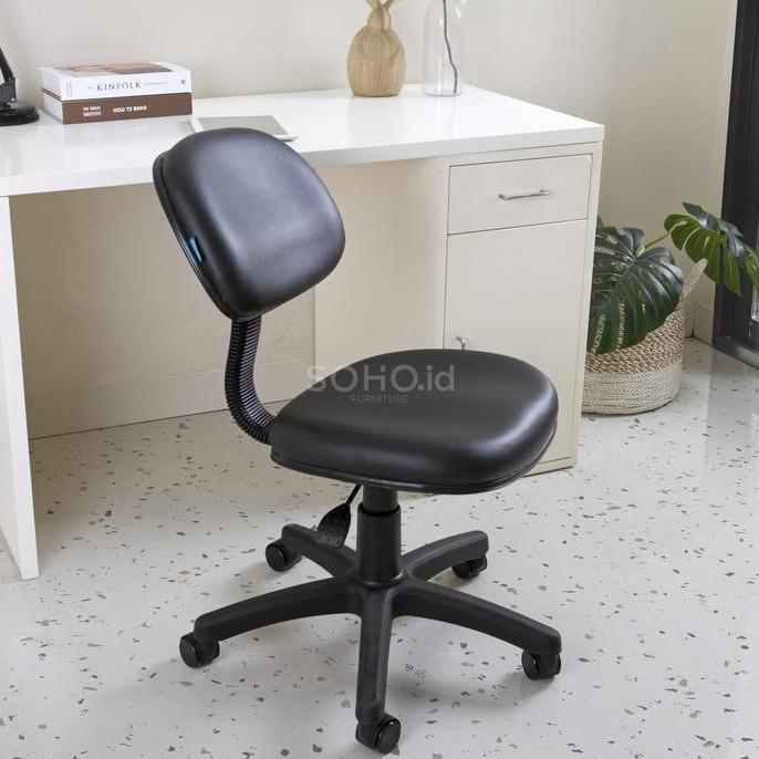 Terlaris Soho.id Decco Kursi Kantor Carlon 2 Black - Kursi SOHO - Working Chair