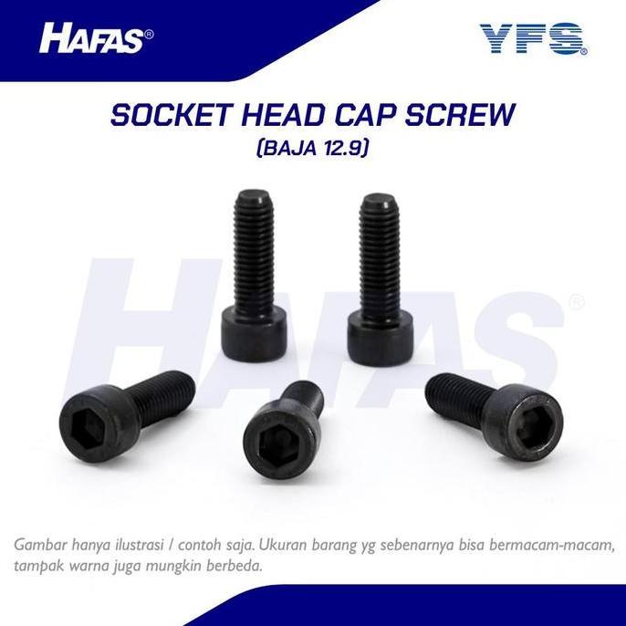 Promo Socket Cap Screw M8 X 30 - P1.25 (Baut L 12.9) - 1 Box (150 Pcs) Cod