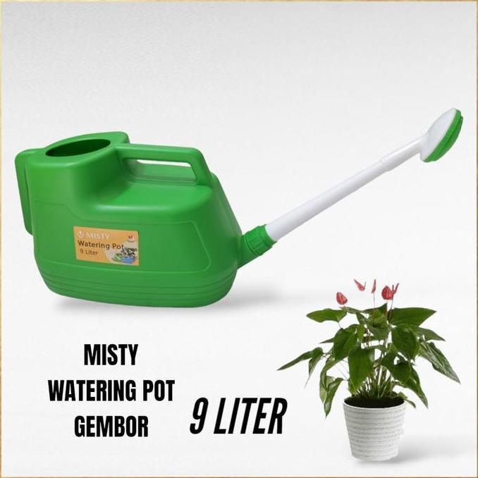 GEMBOR 9 LITER (MISTY) 2 PCS / GEMBOR MISTY 9 LITER POT PENYIRAMAN TANAMAN ORIGINAL DAN TERPERCAYA