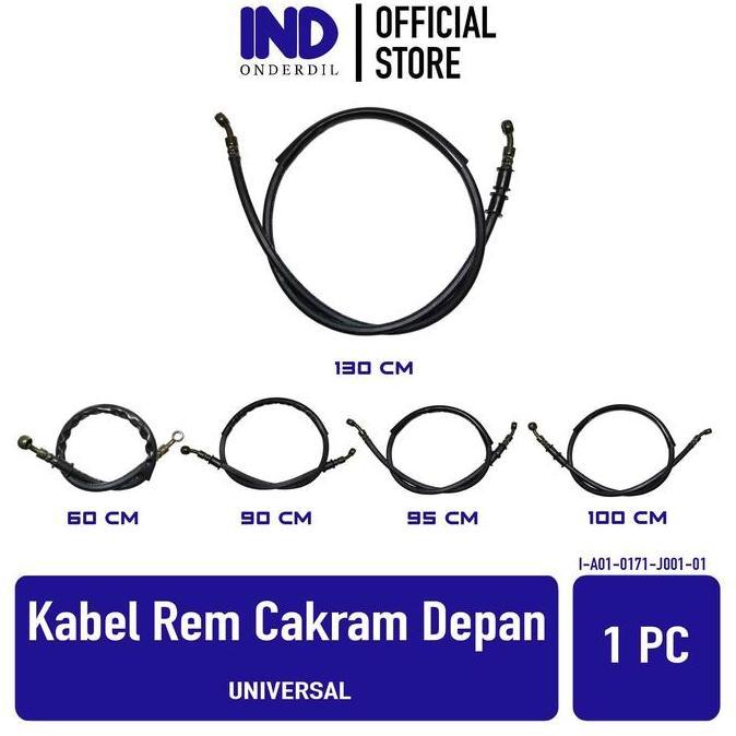 Ind Onderdil Kabel Rem Cakram Depan 60 90 95 100 130 Cm Universal Untuk Semua Jenis Motor Selang Sla