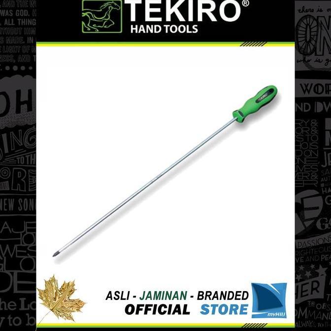 Obeng (+) Plus 5x400 mm PH1 MAGNET Ggng. TPR Anti Slip / Basah TEKIRO