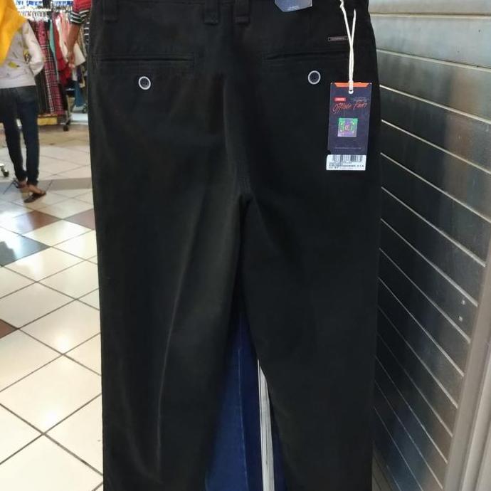 Celana Casual Chinos CARDINAL Katun Hitam EBUBR69 KB