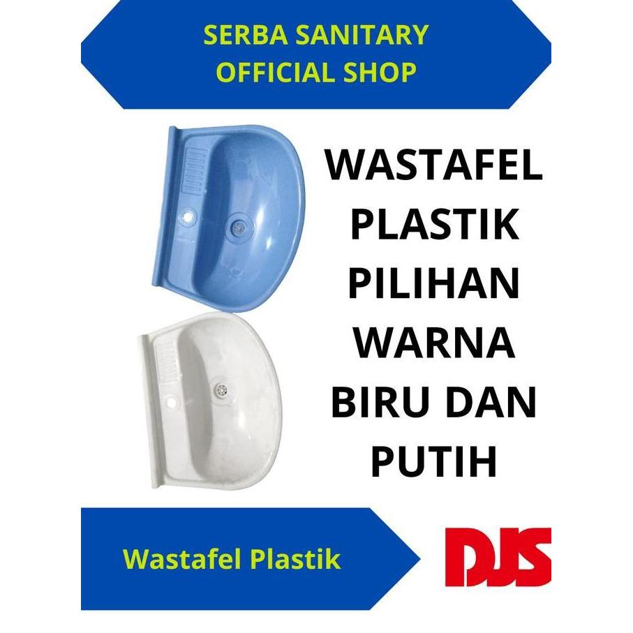 BUTTERCUP Wastafel Plastik Murah dengan Pilihan Warna Biru dan Putih