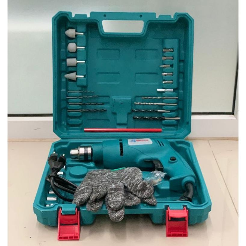 MIKAYO X MAKITA  Mesin Bor Listrik Bolak Balik 10MM Electric Drill Bor Beton Bor Tembok Alat Bor Bor