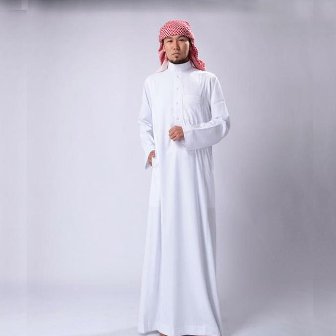 Promo Promo Jubah Gamis Al Haramain ORI THAILAND Khusus Putih Bonus Surban COD