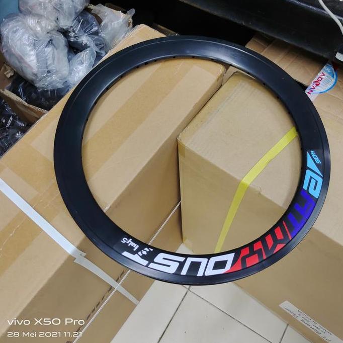Rims Velg 20 406 451 Gt Half5 28 32 Hole 20 Murni Plus Hitam Harga Sepasang