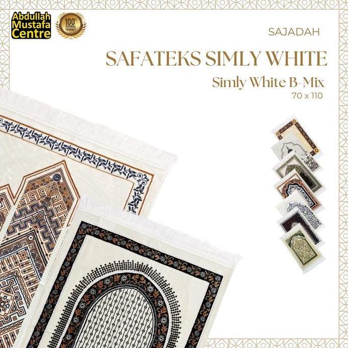 Promo Sajadah Tebal Mewah Eksklusif premium Sholat Nyaman dan Lembut ukuran 70x110 cm Safatex Turki 