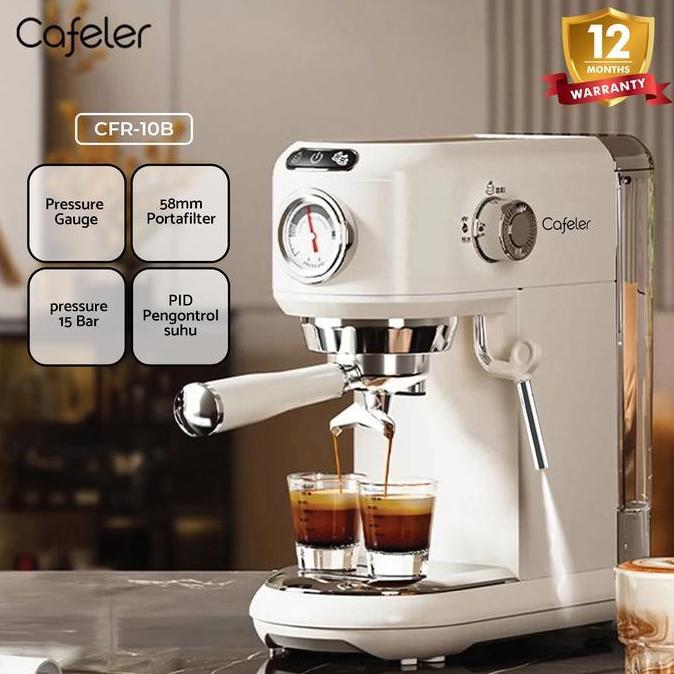 Cafeler 15Bar Mesin Kopi Espresso 58mm Portafilter Coffee Maker