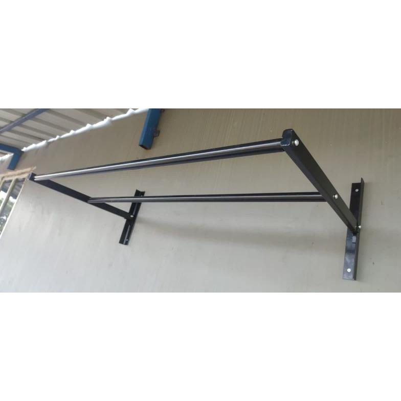 Jemuran lipat dinding multifungsi 100cm