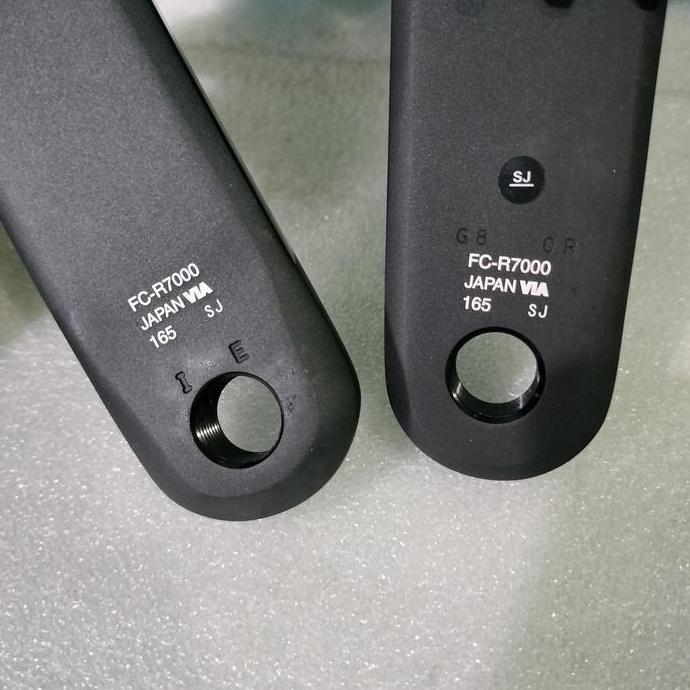 Crank Arm 165 Mm Shimano 105 R7000 Bcd 110 Untuk Double Chainring Kualitas Terbaik Harga Termurah